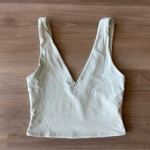 Babaton Pale Green Crop Top